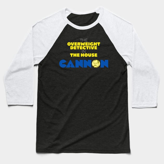 The Overweight Detective in the House Baseball T-Shirt by HustlerofCultures